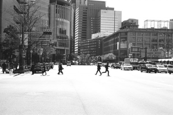 大阪/ Leica MP+elmar-M50mm2.8/TriX