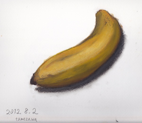 Banana / オイルパステル