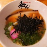 海苔がたっぷりです。