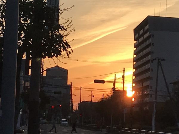 最近、西の空が綺麗に感じます。