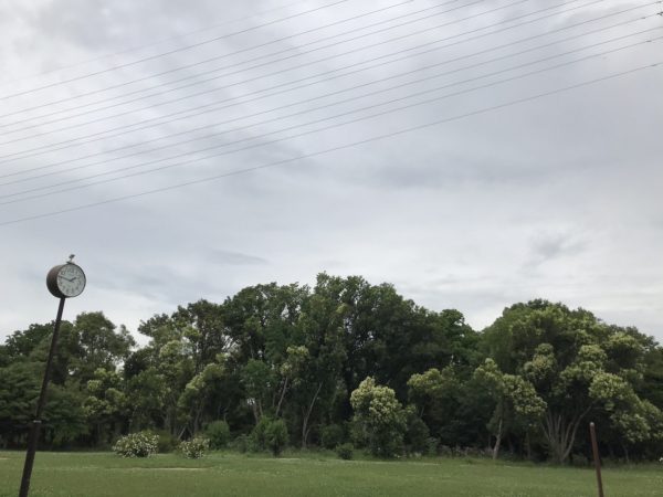 どんよりとした、降雨の前の空