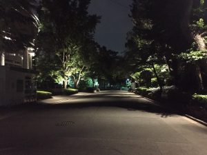 大学内の通路