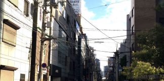 朝の一鍼堂付近