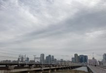 十三大橋からの眺め