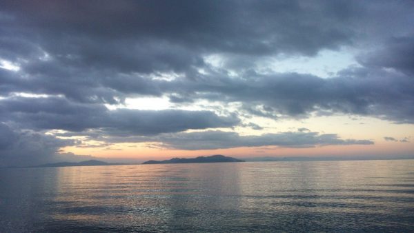 何年も前に撮った琵琶湖の風景