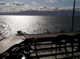 琵琶湖の風景