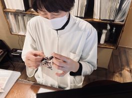 ひな祭りの準備中..