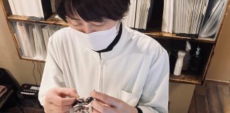 ひな祭りの準備中..