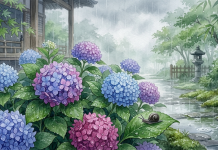 梅雨と鍼灸・漢方施療 梅雨のイメージ